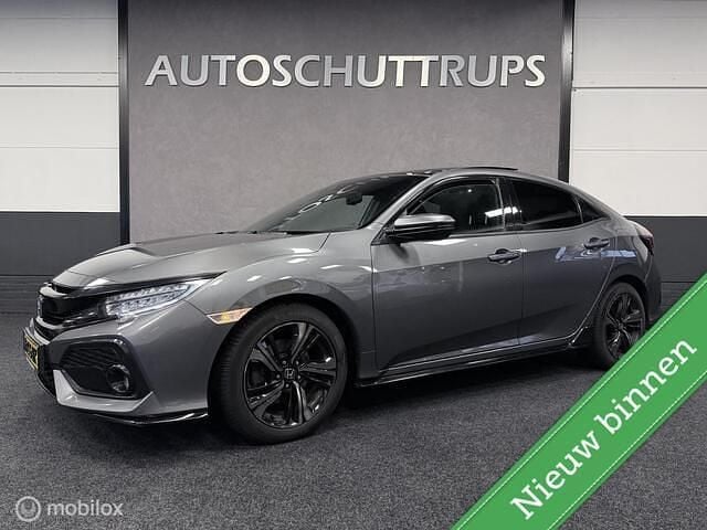 Grijs (metallic) Gebruikt 2018 Honda Civic Sport Plus Hatchback | € 16.949 (Eerlijke prijs) - Afbeelding 1/4