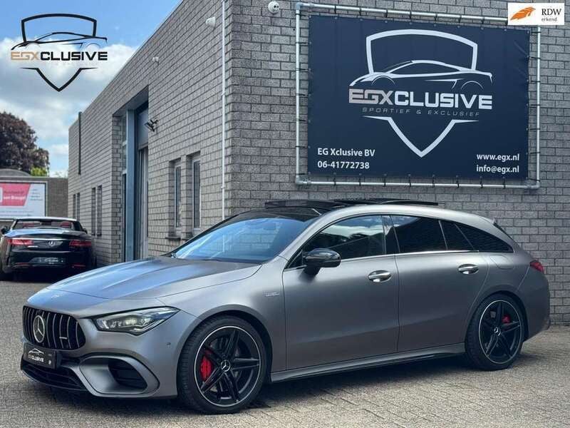 Grijs, metallic lak Gebruikt 2020 Mercedes CLA45 AMG Shooting Brake Premium Plus Stationwagen | € 39.950 (Goede deal) - Afbeelding 1/4