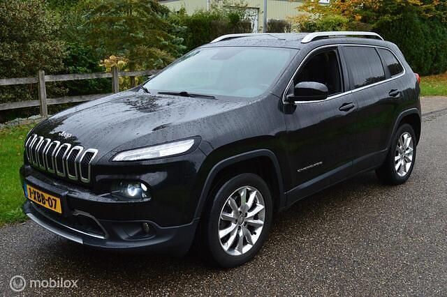 Zwart Gebruikt 2014 Jeep Cherokee Limited SUV | € 8.900 - Afbeelding 1/4