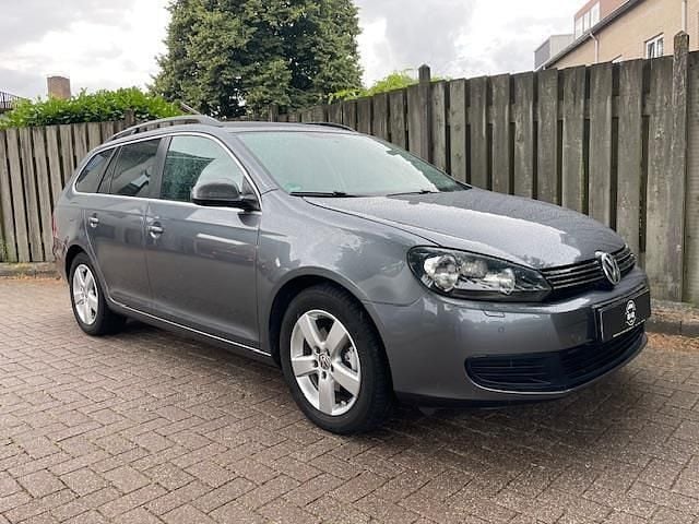 Grijs Gebruikt 2010 VW Golf VI Highline Stationwagen | € 7.255 (Eerlijke prijs) - Afbeelding 1/4
