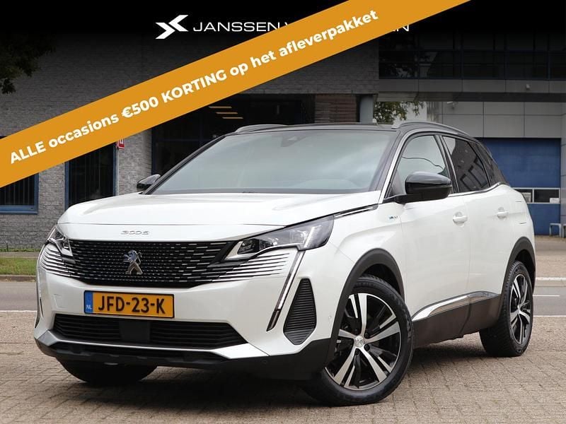 Wit Gebruikt 2022 Peugeot 3008 GT SUV | € 28.445 (Eerlijke prijs) - Afbeelding 1/4