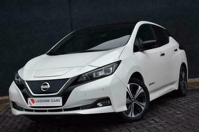 Wit Gebruikt 2018 Nissan Leaf Tekna Hatchback | € 25.995 - Afbeelding 1/4