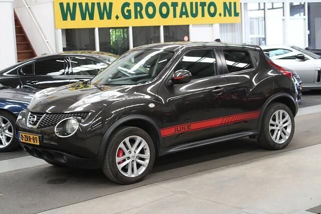 Bruin Gebruikt 2010 Nissan Juke Tekna SUV | € 6.944 (Eerlijke prijs) - Afbeelding 1/4