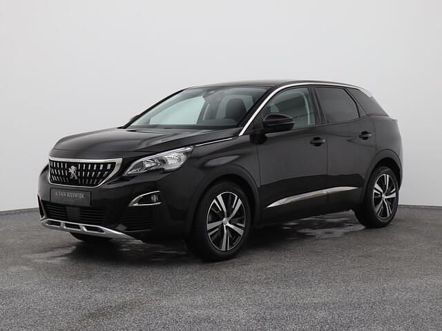 Zwart Gebruikt 2019 Peugeot 3008 Allure SUV | € 15.400 (Super prijs) - Afbeelding 1/4