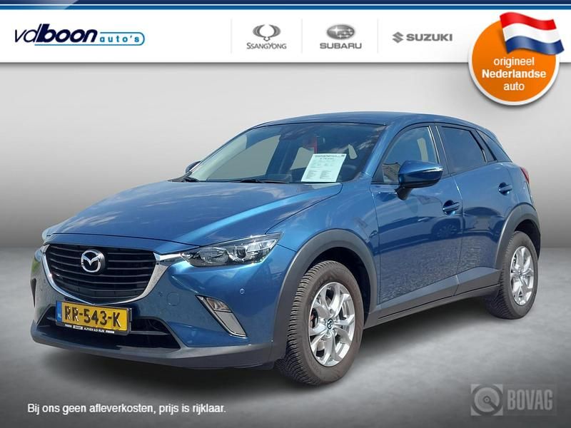 Blauw Gebruikt 2018 Mazda CX-3 Dynamic SUV | € 16.650 (Eerlijke prijs) - Afbeelding 1/3