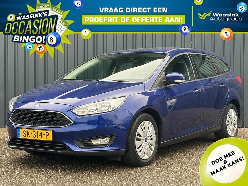 Blauw Gebruikt 2018 Ford Focus Stationwagen | € 11.840 (Super prijs) - Afbeelding 1/4
