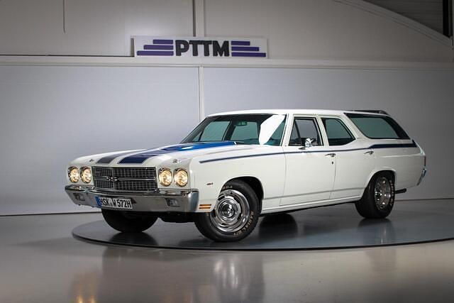 Wit Gebruikt 1970 Chevrolet Chevelle Stationwagen | € 59.750 - Afbeelding 1/4