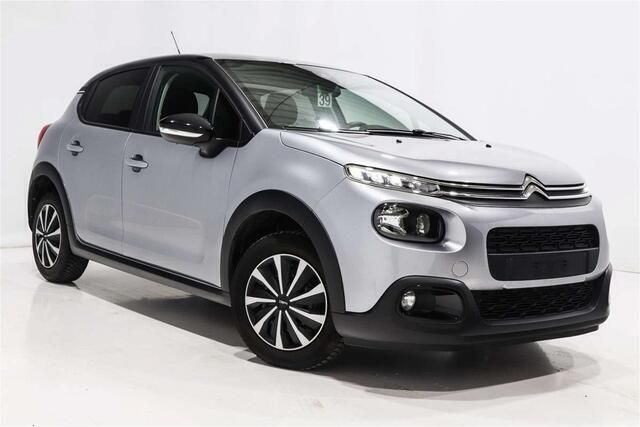 Grijs Gebruikt 2019 Citroën C3 PureTech Hatchback | € 13.999 (Eerlijke prijs) - Afbeelding 1/4