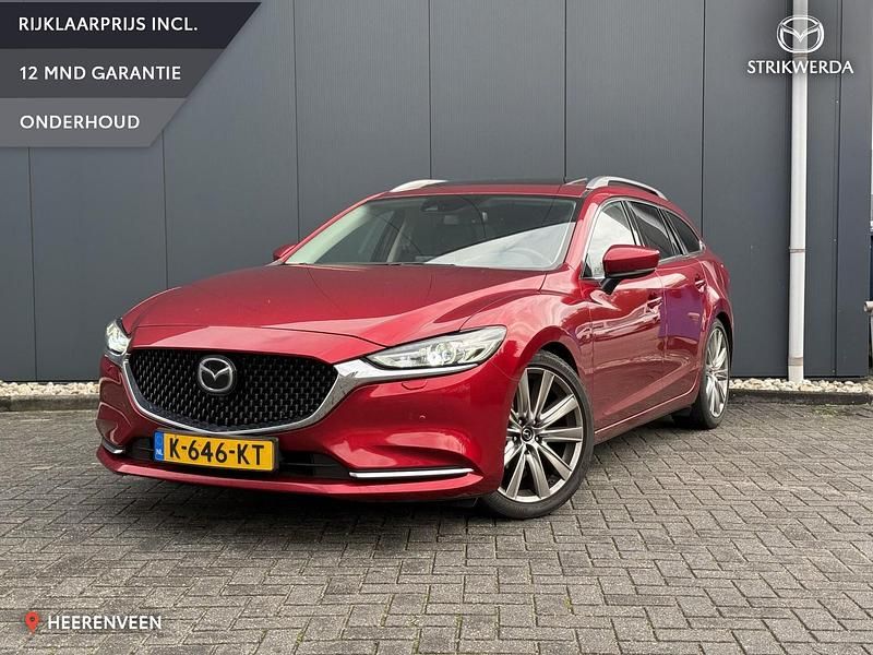 Soul red crystal m Gebruikt 2021 Mazda 6 Luxury Stationwagen | € 29.499 (Iets duurder) - Afbeelding 1/4