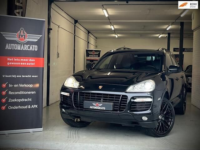 Zwart (metallic) Occasion 2008 Porsche Cayenne Turbo SUV | € 16.995 (Goede deal) - Afbeelding 1/4