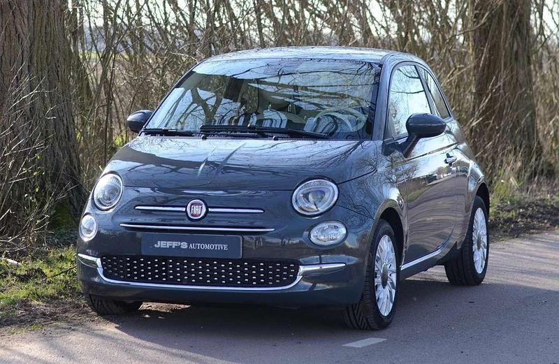 Grijs Gebruikt 2021 Fiat 500 Rockstar Hatchback | € 10.950 (Goede deal) - Afbeelding 1/4