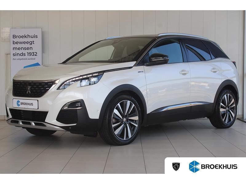 Wit Gebruikt 2020 Peugeot 3008 GT-line SUV | € 23.945 (Eerlijke prijs) - Afbeelding 1/4