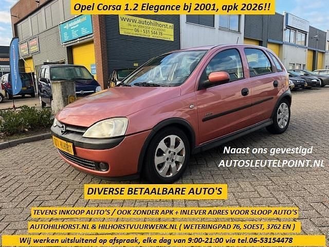 Occasion Opel Corsa Elegance 75 PK (55 kW) 2001 Rood Hatchback