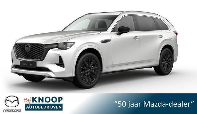Wit Nieuw 2025 Mazda CX-80 Homura-Line SUV | € 71.240 (Eerlijke prijs) - Afbeelding 1/4