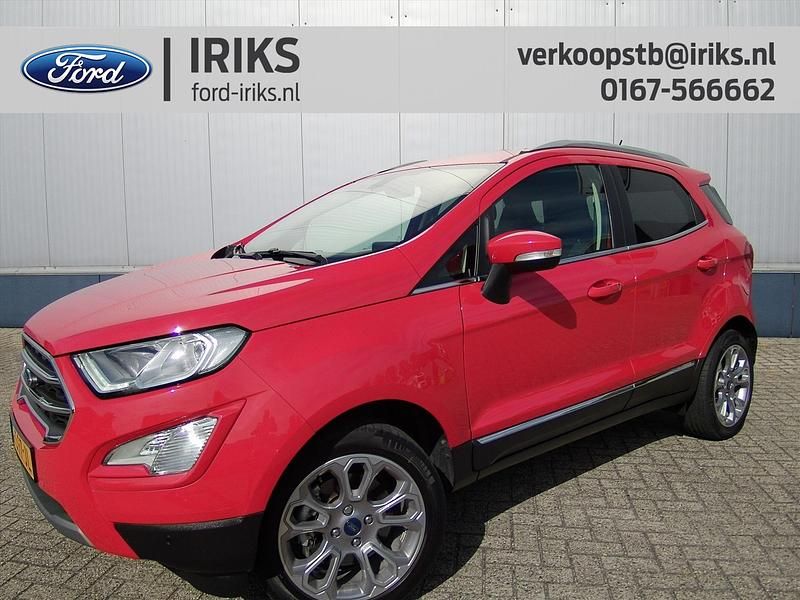Rood Gebruikt 2019 Ford Ecosport Titanium SUV | € 16.450 (Iets duurder) - Afbeelding 1/4