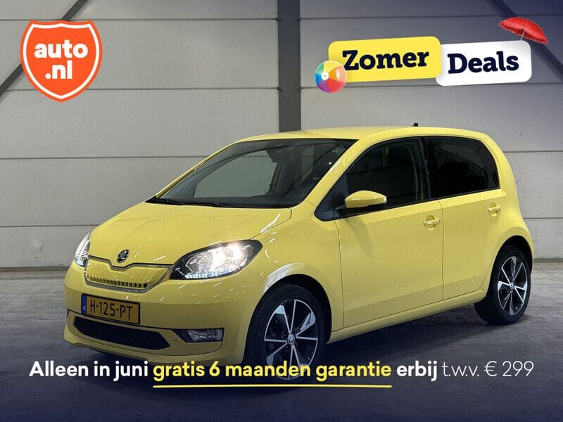Geel Gebruikt 2020 Skoda Citigo-e IV Style Hatchback | € 11.245 (Eerlijke prijs) - Afbeelding 1/4