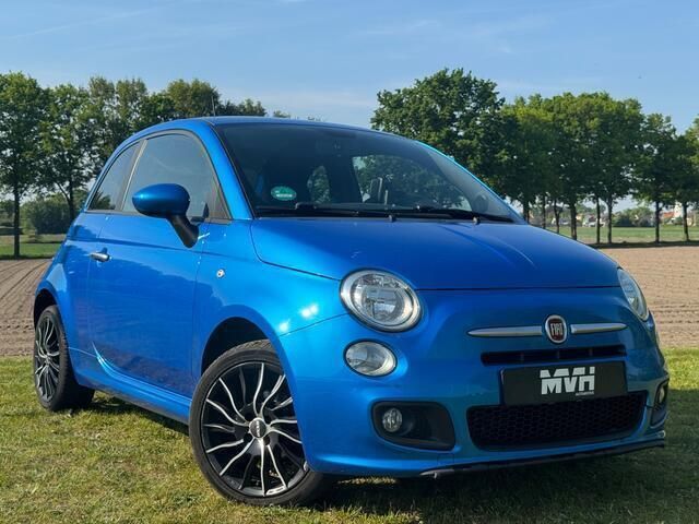 Blauw Gebruikt 2015 Fiat 500S Hatchback | € 6.950 (Eerlijke prijs) - Afbeelding 1/4