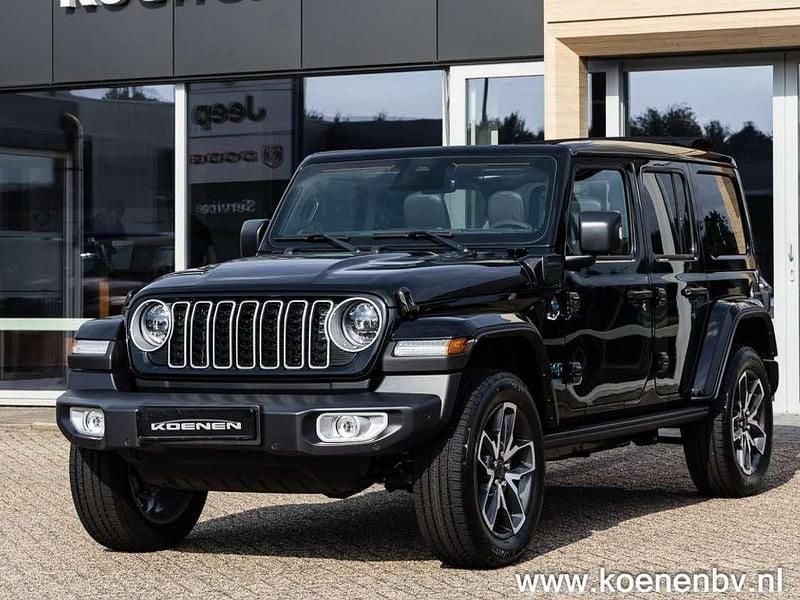 Nieuw Jeep Wrangler Sahara 381 PK (280 kW) 2025 Zwart SUV