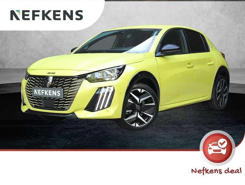 Geel Gebruikt 2024 Peugeot e-208 GTi Hatchback | € 26.425 - Afbeelding 1/3