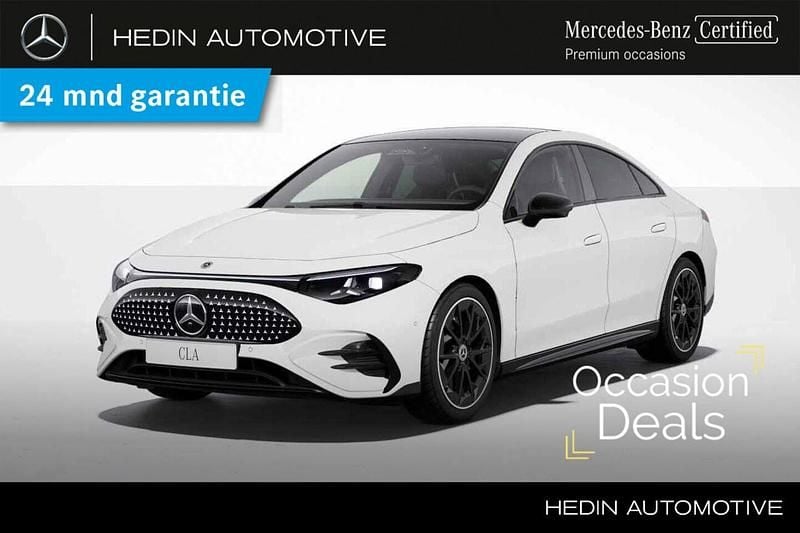 Wit Occasion 2025 Mercedes CLA 250+ Edition Sedan | € 51.900 (Super prijs) - Afbeelding 1/2