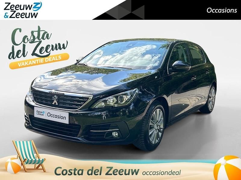 Zwart Gebruikt 2018 Peugeot 308 Allure Hatchback | € 9.935 (Goede deal) - Afbeelding 1/4