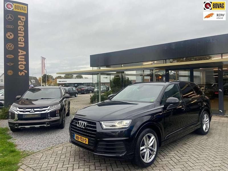 Zwart Gebruikt 2016 Audi Q7 Proline SUV | € 22.950 (Super prijs) - Afbeelding 1/4