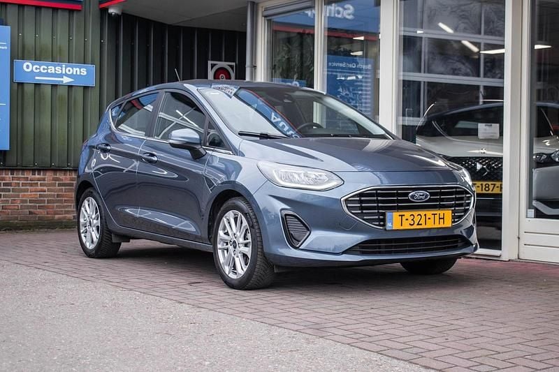 Occasion Ford Fiesta Titanium 125 PK (91 kW) 2023 Blauw Hatchback