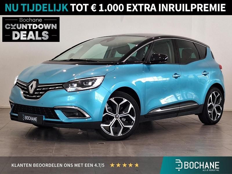 Bleu topaze/noir etoile (yul) (licht blauw) Gebruikt 2021 Renault Scénic IV Intens MPV | € 21.900 (Goede deal) - Afbeelding 1/4