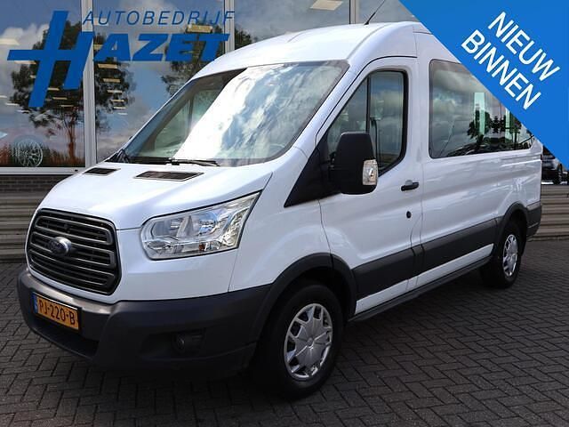 Wit Gebruikt 2017 Ford Transit Trend+ Stationwagen | € 17.950 - Afbeelding 1/4