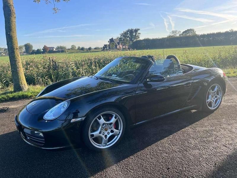 Zwart Gebruikt 2005 Porsche Boxster S Cabriolet | € 30.950 - Afbeelding 1/4