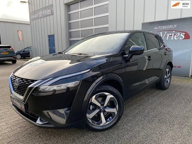 Zwart (metallic) Gebruikt 2022 Nissan Qashqai Tekna+ SUV | € 26.900 (Super prijs) - Afbeelding 1/4