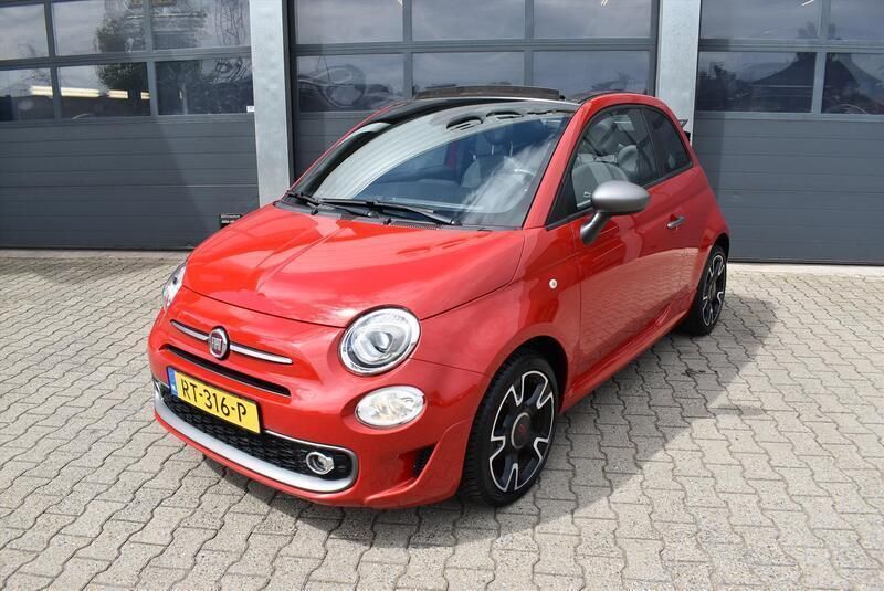 Rood Gebruikt 2018 Fiat 500C Sport Cabriolet | € 13.830 (Eerlijke prijs) - Afbeelding 1/4