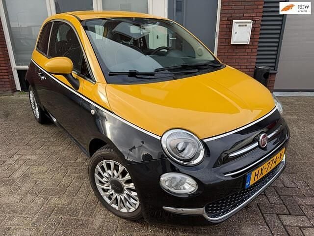 Blauw Gebruikt 2016 Fiat 500 Lounge Hatchback | € 7.999 (Goede deal) - Afbeelding 1/4