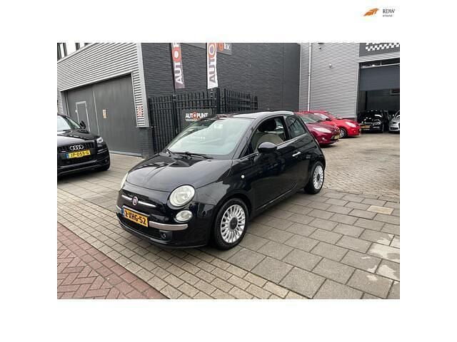 Zwart Gebruikt 2012 Fiat 500 Lounge Hatchback | € 3.499 (Eerlijke prijs) - Afbeelding 1/4