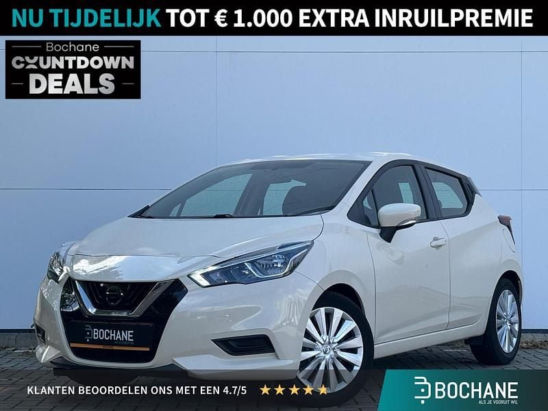 Wit Gebruikt 2020 Nissan Micra Acenta Hatchback | € 12.195 (Goede deal) - Afbeelding 1/4
