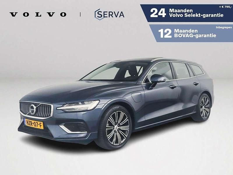 Blauw Gebruikt 2021 Volvo V60 Inscription Stationwagen | € 31.995 (Eerlijke prijs) - Afbeelding 1/4