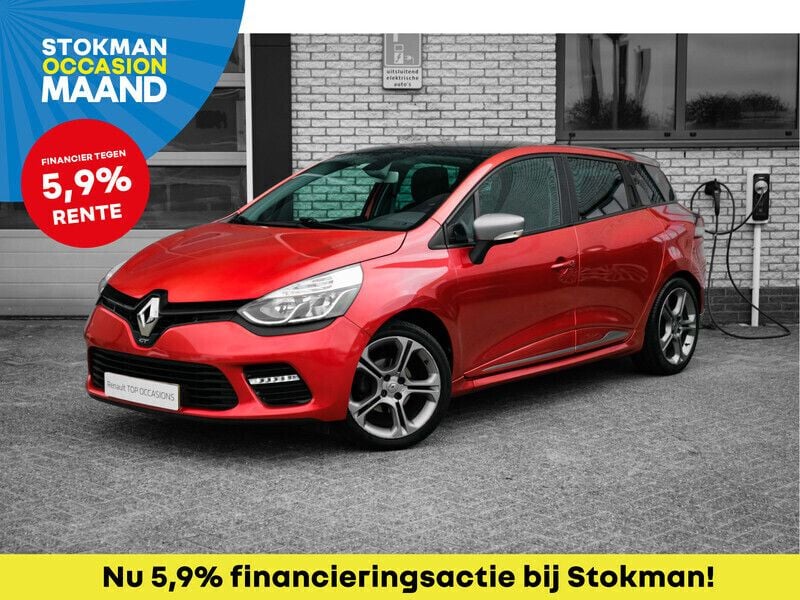 Rood Gebruikt 2015 Renault Clio GrandTour GT Stationwagen | € 11.900 (Eerlijke prijs) - Afbeelding 1/3
