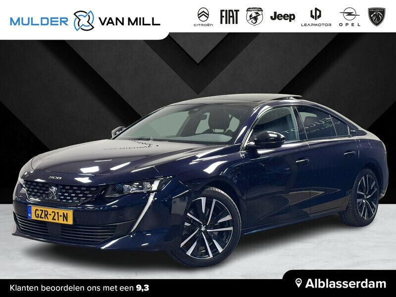 Blauw, metallic lak Gebruikt 2022 Peugeot 508 Business-Line Hatchback | € 32.945 (Duur) - Afbeelding 1/4