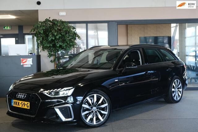 Zwart, metallic lak Gebruikt 2019 Audi A4 S-Line Stationwagen | € 28.950 (Super prijs) - Afbeelding 1/4