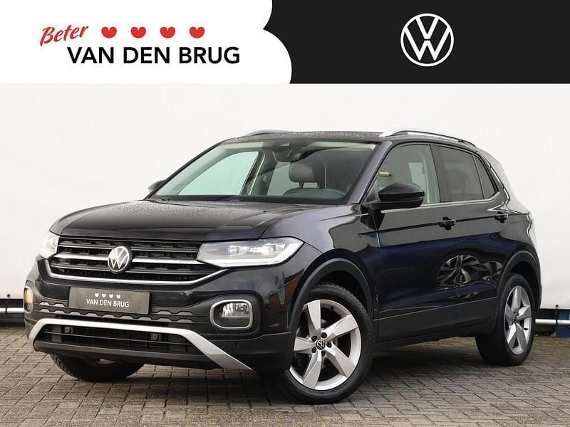 Zwart Gebruikt 2021 VW T-Cross Style SUV | € 25.795 (Eerlijke prijs) - Afbeelding 1/4