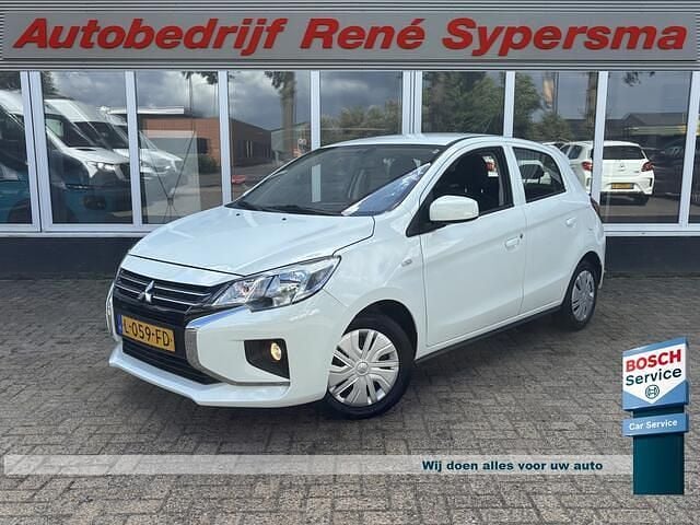 Wit Gebruikt 2021 Mitsubishi Space Star Hatchback | € 7.445 (Super prijs) - Afbeelding 1/4