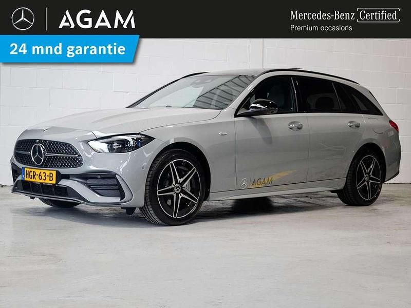 Grijs Gebruikt 2025 Mercedes C300e AMG line Plus Stationwagen | € 59.850 (Duur) - Afbeelding 1/4