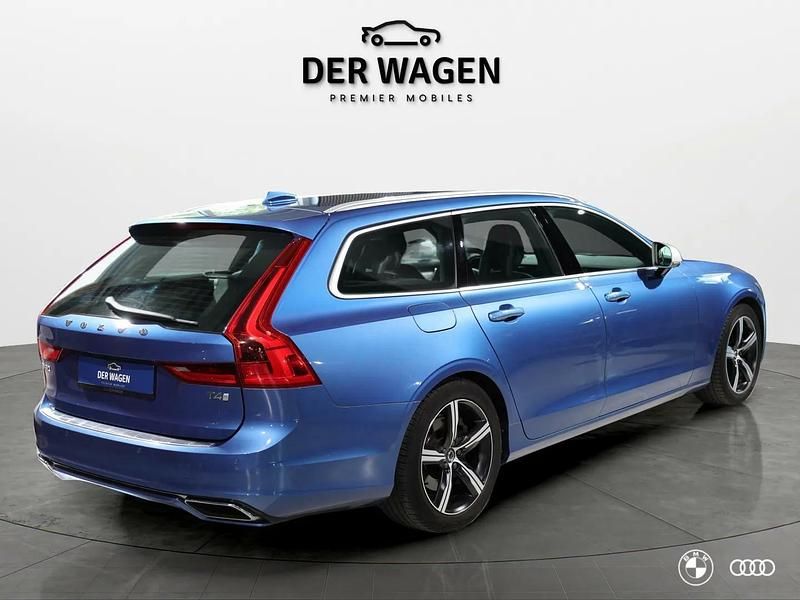 Occasion Volvo V90 R-Design 210 PK (154 kW) 2018 Blauw Stationwagen