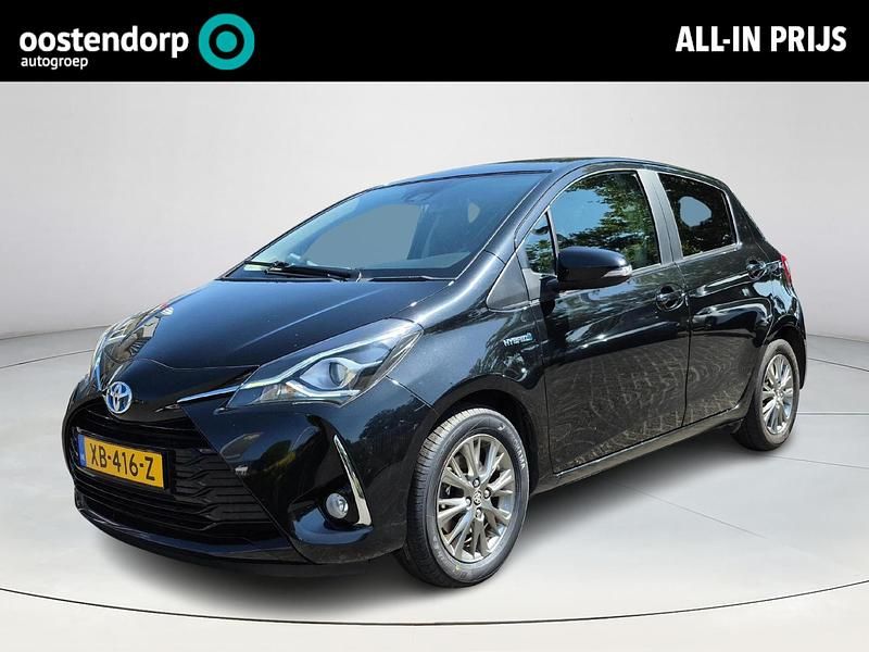 Zwart Gebruikt 2018 Toyota Yaris Hybrid Hatchback | € 16.850 (Eerlijke prijs) - Afbeelding 1/4