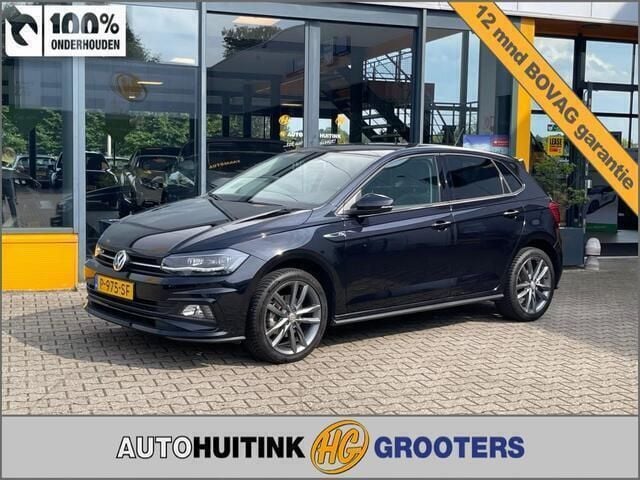 Zwart, metallic lak Gebruikt 2018 VW Polo R-line Hatchback | € 15.990 (Duur) - Afbeelding 1/4