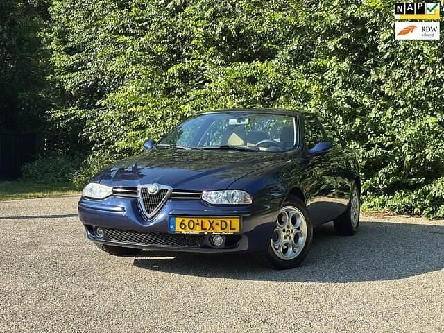 Blauw Gebruikt 2003 Alfa Romeo 156 Progression Sedan | € 2.950 - Afbeelding 1/4
