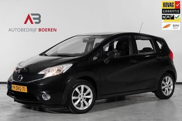Zwart (metallic) Gebruikt 2015 Nissan Note Acenta MPV | € 6.950 (Eerlijke prijs) - Afbeelding 1/4