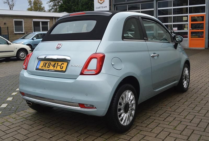 Occasion Fiat 500 Dolcevita 69 PK (50 kW) 2022 Blauw Cabriolet