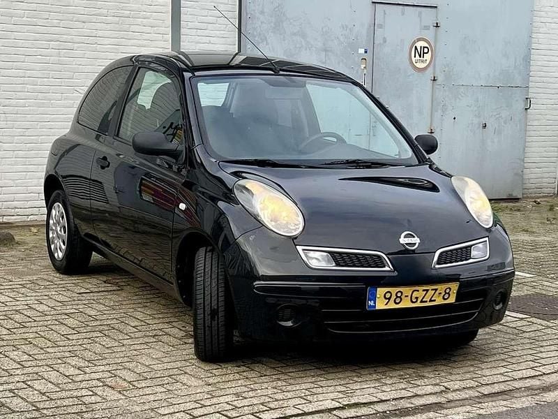 Zwart Gebruikt 2008 Nissan Micra Pure Hatchback | € 1.500 (Goede deal) - Afbeelding 1/4