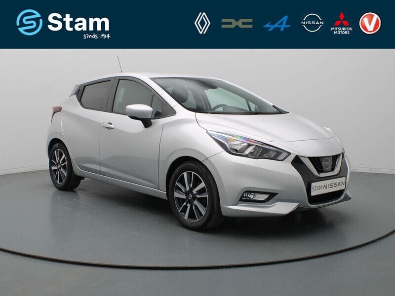 Zilver, metallic lak Gebruikt 2019 Nissan Micra N-Connecta Hatchback | € 12.790 (Eerlijke prijs) - Afbeelding 1/4